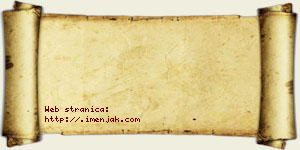 Milana Perić vizit kartica